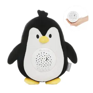 Wгонконгский Пингвин от AKTE-детская белая шумовая машина со звездой и Луной проектор ночного света-Портативная Игрушка для сна для малышей