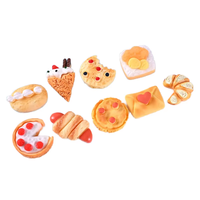 Zili dessin animé mignon pain série résine bijoux à bricoler soi-même coque de téléphone portable crème Gel Patch cheveux