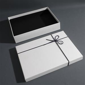 Souvenir Christmas <b>Gift</b> Packaging <b>Box</b> <b>Large</b> Rectangular Necklace Bracelet Jewelry Paper <b>Box</b> Bow Customized Color Portable Luxury - Product Image 5