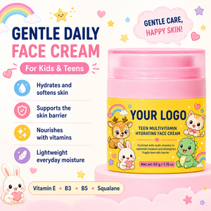 Hidratación Diaria para Adolescentes, Fórmula Segura, Textura que Calma la Piel Seca, Sensación Ligera, Crema Facial Hidratante Multivitamínica para Adolescentes - Product Image 2