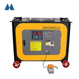 Thiết kế tiên tiến góc sắt Bender gw40 công suất động cơ 3KW linh hoạt tự động thép kim loại Máy uốn