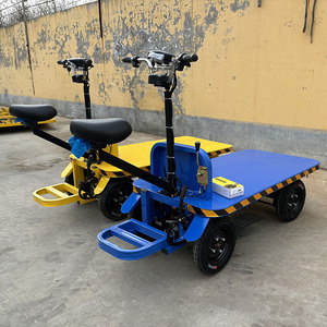 Carretilla Eléctrica Industrial de Cuatro Ruedas para Almacenes, Plataforma de Carga Pesada con Construcción de Acero, Motor de 800W, Personalizable OEM - Product Image 6