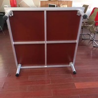 Solution de mise en place de scène pour petits événements, plateforme de scène modulaire portable en aluminium pour les mariages, la promotion, les événements scolaires et communautaires