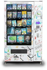 ตู้จำหน่ายหนังสืออเนกประสงค์ รองรับหนังสือหลากหลายขนาดและรูปแบบ ตู้จำหน่ายหนังสือแบบใช้ซิมการ์ดโทรศัพท์มือถือ - Product Image 3