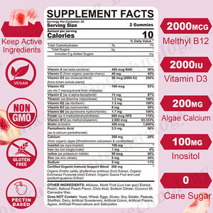 Più popolari multivitaminici da donna gommose Private Label Vegan femminile multivitaminico che stimolano il sistema immunitario - Product Image 3
