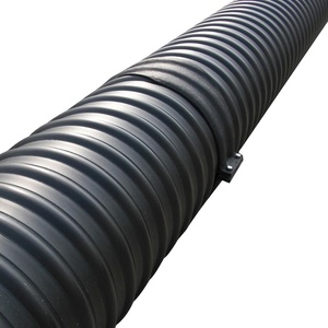 מפעל מחיר 24 אינץ Hdpe צינור גלי צינור ניקוז/Hdpe כפול קיר גלי צינור