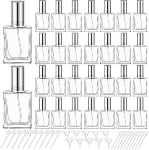 Flacon de parfum en verre vide portable de 30 ml, 50 ml, 100 ml avec pulvérisateur à pompe et impression sérigraphique - Product Image 1
