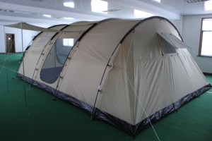 Grande <span class=keywords><strong>tente</strong></span> tunnel extérieure étanche pour 4-6 personnes <span class=keywords><strong>Toile</strong></span> Oxford Structure d'une chambre pour le camping familial et le glamping - Product Image 6
