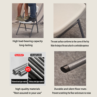 Chaise pliante d'extérieur en plastique blanche, économique, durable, empilable, portable, moderne, écologique, imperméable, pour hôtel, pique-nique, maison et bureau