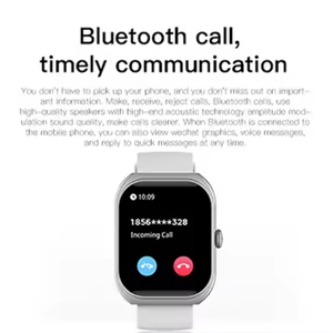 Wearable thiết bị thông minh xem với cảm ứng câu trả lời/thực hiện cuộc gọi Heart Rate Monitor thông minh xem không thấm nước IP67 thông minh đồng hồ - Product Image 3