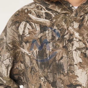 Meilleures ventes Pull-over personnalisé pour hommes, vêtements d'hiver, Sweats à capuche de couleur unie avec fermeture à glissière brodée - Product Image 6