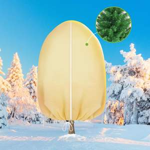 Protección Invernal para Plantas de Exterior, 70 g/m², Protección Invernal para Plantas en Maceta con Cierre y Cordón - Product Image 6