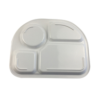 8.5 pouces bonne qualité impression personnalisée divisée bébé assiettes en mélamine dîner pour enfants