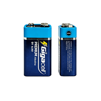 Piles alcalines premium 6LR61 9V 600 mAh pour usage quotidien et industriel, détecteurs de fumée/CO, alarmes incendie