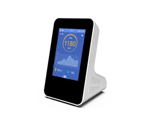 Enregistrement de données TFT LCD Moniteur de CO2 de qualité de l'air, calibrage automatique et manuel CO2 mètre avec diagramme APP WIFI