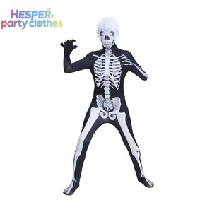 HESPER 2026 Disfraz de Calavera Punk de Terror para Halloween, Disfraces de Cosplay para Niños y Adultos - Product Image 1