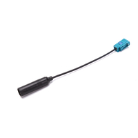 Câble adaptateur d'antenne radio automobile 12V, matériau ABS, 14cm, adaptateur audio portable FM mini stéréo pour Chrysler Renault OLIVER