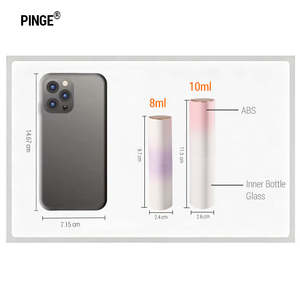 ขวดน้ำหอมแบบ Crimp ขนาด 10 มล. ทรงกระบอก ดีไซน์แฟชั่นสุดพิเศษ พร้อมหัวฉีดสเปรย์ - Product Image 2