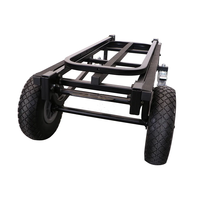 Chariot à sac à main à 4 roues, pliable, utilitaire, roulant, pour maison de déménagement d'usine, outil en métal, chariot à main