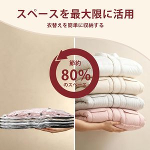 <b>Vacuum</b> Storage <b>Bags</b> for Travel with Cordless Pump, Space Saver <b>Bags</b> for Clothes, Compression Packing <b>Bags</b> for Luggage - Product Image 2