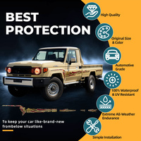 Autocollants pour accessoires de pick-up, décalcomanies pour carrosserie de voiture, vinyle pour camion pour Toyota Hilux 2025, autocollants latéraux pour carrosserie