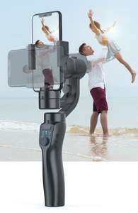 TikTok F8 <span class=keywords><strong>Smartphone</strong></span> portable Gimbal AI Tracking Stabilisation 3 axes Tige d'extension intégrée Batterie 2500mAh Supports de fonction FPV - Product Image 3