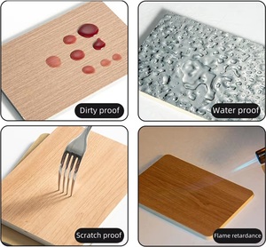 <span class=keywords><strong>Pannello</strong></span> Murale SPC Forato 400*8mm, Rivestimento Decorativo Moderno per Interni, Ignifugo, Impermeabile, Insonorizzato, con Giunzione a V per Casa e Hotel - Product Image 6