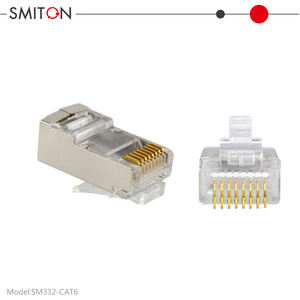Connecteur RJ45 8P8C CAT6 à passage direct pour câble réseau FTP/STP - Product Image 3