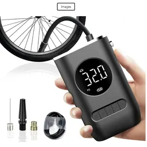 Supermarket electric inflator air pump for bike car tire approval bicycle accessories with CE FCC RoHS