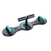 ZJFIT Planche d'entraînement pour pompes, équipement portable pour l'entraînement des muscles pectoraux et abdominal, roue abdominale pour sit-ups