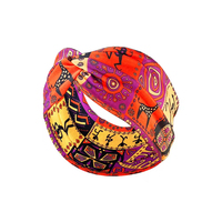 Nouveau Bandeau de Sport Transfrontalier Euro-Américain Élastique Anti-Transpiration Imprimé Multicolore en Polyester Prêt-à-Porter Vente en Gros