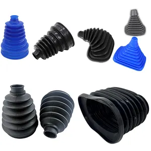 Custom Black Flexible Soft Constant Velocity Anti Dust Cover Cv Joint Silicone Rubber Boot For Car