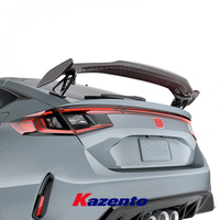 Pour Honda Type R FL5 2022 + MD Style Hon rouge en Fiber de carbone aileron de coffre arrière aile