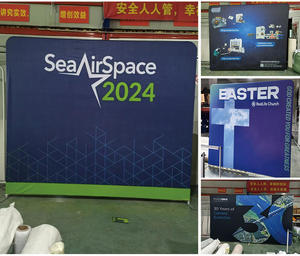 Aluminium Alloy Tension Fabric <strong>Backdrop</strong> <strong>Stand</strong> for Wedding Event or Trade Show Exhibition - Product Image 3