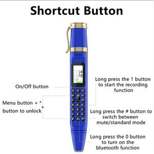 Stylo-téléphone portable BM111 <span class=keywords><strong>3</strong></span>-en-1 avec ventilateur, double SIM, Bluetooth, enregistreur vocal, fonction de voix magique, style stylo, original - Product Image 2