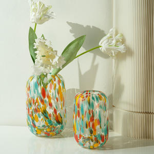 Vintage moderno e semplice decorazione per la <span class=keywords><strong>casa</strong></span> di vetro colorato vaso di fiori idroponico per la tavola di nozze centrotavola e decorazioni per l'ufficio - Product Image 6