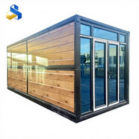 Fabriqué en Chine, maison préfabriquée de luxe de 20 pieds, structure en acier imperméable, hébergement, casas contenedor, maison conteneur pliable