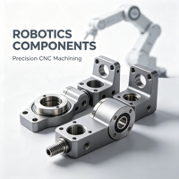 Robotique personnalisée pour pièces usinées CNC, composants mécaniques de précision en aluminium et acier inoxydable, Shenzhen