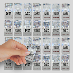 Tùy chỉnh làm xáo trộn hiển nhiên mô hình <span class=keywords><strong>Hologram</strong></span> nhãn chống hàng giả chính hãng an toàn làm mất hiệu lực in ấn an ninh con dấu dán hình ba chiều - Product Image 2