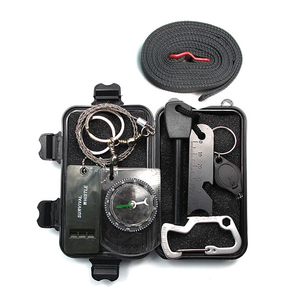 Cadeau pour lui, kit de survie en plein air T4, ensemble d'outils d'urgence 10-en-1 pour le camping et la randonnée - Product Image 1