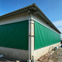 Bâche tissée en PVC pour ferme agricole, 100% polyester, 500 GSM, épaisse, imperméable, anti-moisissure, respirante, pour tente extérieure