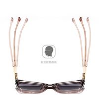 QSKY 72005 Lunettes à clip magnétique de haute qualité avec logo personnalisé, monture TR90 2 en 1, verres polarisés UV400