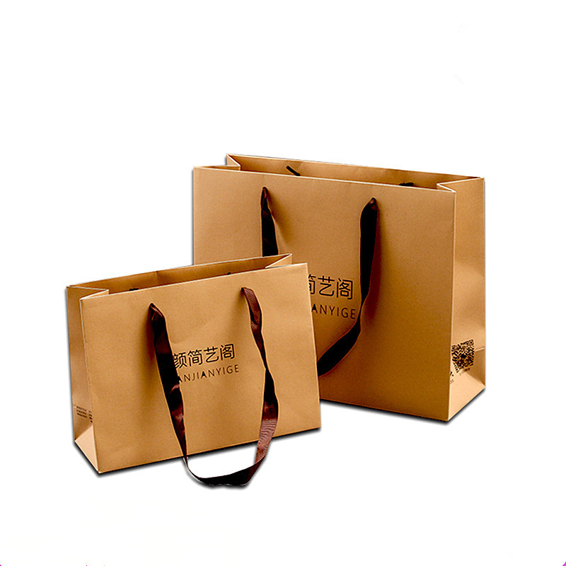 Luxury Retail Premium Paper Packaging Bags for Clothes Packaging With Your Own Logo Custom Branded Paper Bags