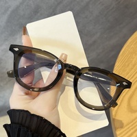 Lunettes anti-lumière bleue classiques à monture ronde tendance 2026 pour hommes et femmes, universelles