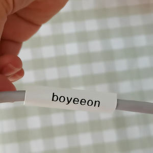 Cartouches de ruban Boyeezon compatibles avec l'imprimante d'étiquettes HSc-231 HSe231 Noir sur blanc 12 mm Rubans thermorétractables pour <span class=keywords><strong>Brother</strong></span> - Product Image 5