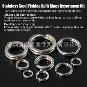304 Stainless Steel Spring Washers 210pcs Set Open Elastic Gaskets For Mechanical Assembly - Product Image 3