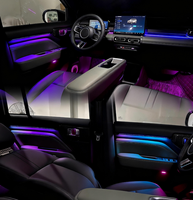 Kit d'éclairage d'ambiance universel 12V 10-en-1 aux couleurs Symphony pour toutes les voitures, bande LED acrylique, contrôle par application, garantie 1 an, vente en gros usine