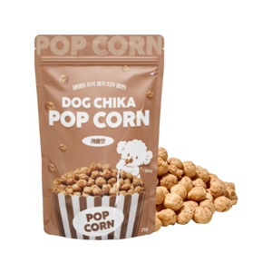 [annie.cong] Cococo Dog Chica Popcorn (Carob) alimento natural para perros, apoyo para la felicidad de las mascotas, alimento premium para mascotas, snack natural para mascotas - Product Image 1