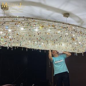 Zhongshan प्रीमियम लक्जरी इनडोर लाइटिंग एजिप्टियन क्रिस्टल फायर-जैसे प्राइमटिक लैंप लाइट जुड़नार - Product Image 3