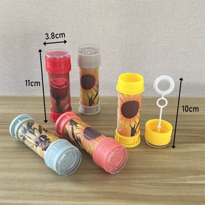 Tube <span class=keywords><strong>à</strong></span> essai vide en plastique Summer Magic Maze Blowing Kids 30ml 60ml Small Custom Design Printing Bubble Water Stick Wand Soap Toys - Product Image 5